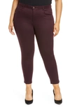 Wit & Wisdom 'ab'solution High Waist Ankle Skinny Pants In Dark Byzatium