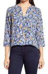 Curves 360 By Nydj Perfect Blouse In Lauro Blooms