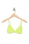 Honeydew Intimates Mesh Rumba Bralette In Lemongrass