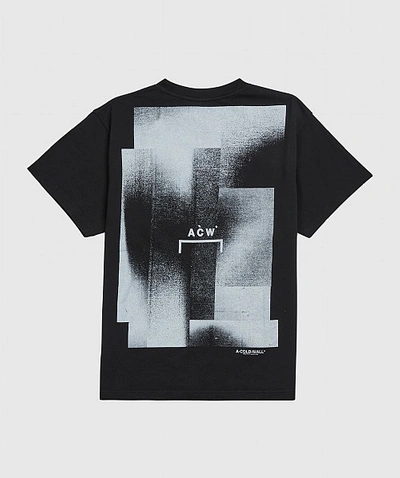 A-cold-wall* Graphic Print Cotton Jersey T-shirt In Black