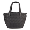 VEECOLLECTIVE QUILTED EFFECT NYLON TOTE BAG,101-202-304 -BLACK