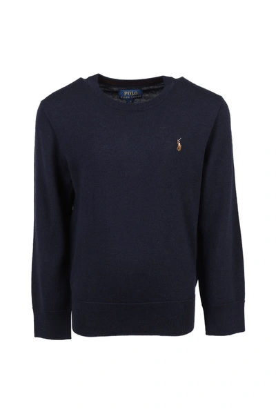 Ralph Lauren Kids' Sweater In Navy