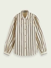 SCOTCH & SODA WESTERN-STYLE SHIRT WITH BALLOON SLEEVES,8719029359076