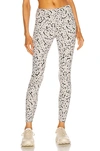 Varley Century Printed High-rise Leggings In Grey Mixed Texture