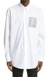 RAF SIMONS ARCHIVE REDUX AW '03 OVERSIZE BUTTON-UP SHIRT,A01-207-10007-00010