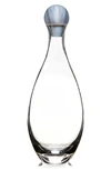 Anna New York Elevo Smoke Agate & Crystal Decanter In Smoke Agate