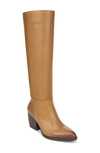 Naturalizer Fae Leather Tall Boot In Peanut Butter Leather