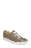 Ecco 'soft 7' Cap Toe Sneaker In Stone Metallic Leather