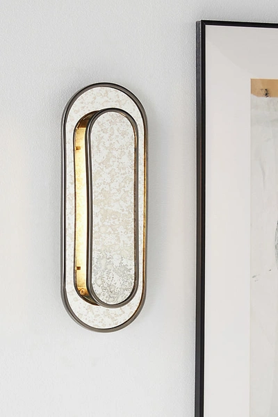Anthropologie Suraya Sconce In Silver
