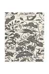 Anthropologie Heron & Lotus Flower Wallpaper In Assorted