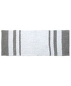 ADDY HOME FASHIONS BROAD STRIPE REVERSIBLE COTTON OVERSIZED RUG, 22" X 60" BEDDING