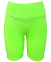 JENNI RIBBED BIKE SHORTS, CREATED FOR MACY'S