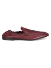 Dolce & Gabbana Men's Ariosto Leather Loafers In Bordeaux