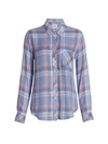 Rails Hunter Plaid Button-down Shirt In Harbor Pink