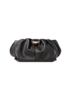 LOEFFLER RANDALL ANALEIGH RUCHED LEATHER CLUTCH,400013766472