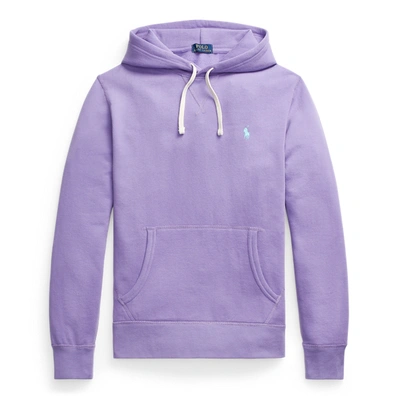 Ralph Lauren The Rl Fleece Hoodie In Hampton Purple