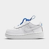 Nike Babies'  Kids' Toddler Air Force 1 Toggle Casual Shoes In White/hyper Royal/white