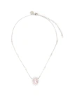 CZ BY KENNETH JAY LANE OVAL PENDANT CUBIC ZIRCONIA NECKLACE