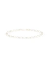 HATTON LABS STERLING SILVER EDGE BRACELET