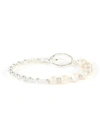 HATTON LABS PEARL STERLING SILVER BALL BRACELET