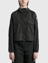 Moncler Primagiedi Hooded Technic Jacket In Black