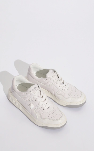 Valentino Garavani One Stud Sneakers In White