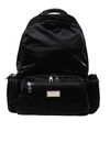 DOLCE & GABBANA BLACK NYLON BACKPACK,11730541