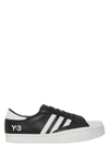 ADIDAS Y-3 YOHJI YAMAMOTO ADIDAS Y-3 YOHJI YAMAMOTO MEN'S BLACK LEATHER trainers,H02578 6.5