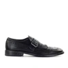 MOMA MOMA MEN'S BLACK LEATHER LOAFERS,2FW137BA 44