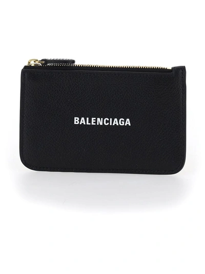 Balenciaga Card Holder In Black