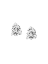 Coup De Coeur Vortex Stud Earrings In Silver
