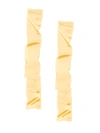 Coup De Coeur Wave Drop Earrings In Gold
