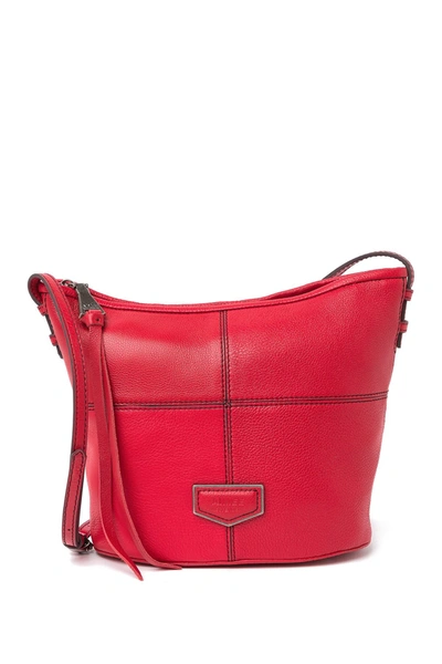 Aimee Kestenberg Bk Leather Crossbody Bag In Cherry Red