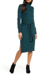 ELIZA J LONG SLEEVE TURTLENECK SWEATER DRESS,191899926288