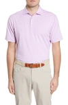 Peter Millar Stripe Stretch Polo In Lantana