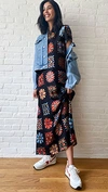 La Doublej Swing Floral-print Silk Maxi Dress In Vetrata Grande