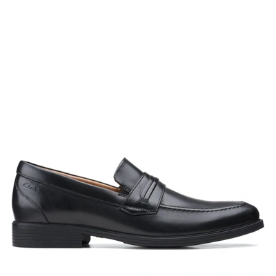 Clarks Men's Whiddon Loafer Dress Shoes Men's Shoes In Black