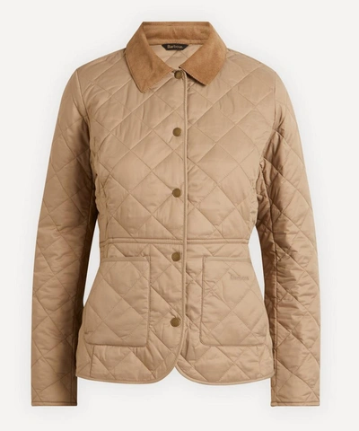 Barbour Deveron Quilt Jacket In Olive