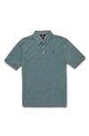 Volcom Kids' Big Boys Wowzer Polo Shirt In Hydro Blue
