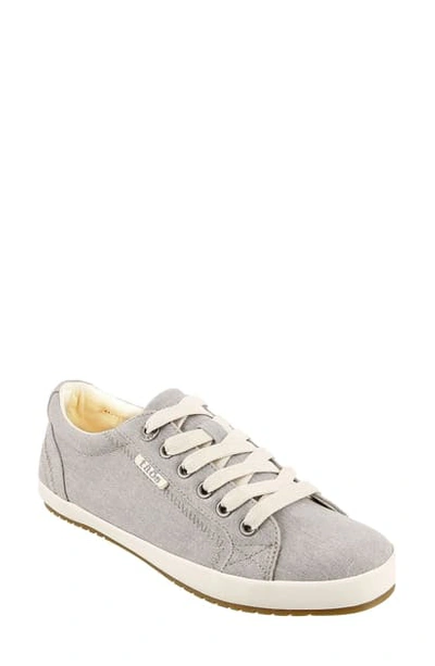 Taos 'star' Sneaker In Grey Wash Canvas