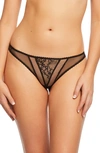 Dita Von Teese Muse Lace Bikini In Black