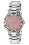 GUCCI DIAMOND G-TIMELESS AUTOMATIC BRACELET WATCH, 38MM,YA1264165