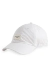 Rag & Bone Addison Graphic Print Baseball Cap In Antqwht