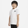 Nike Babies' Dri-fit Toddler Polo In White