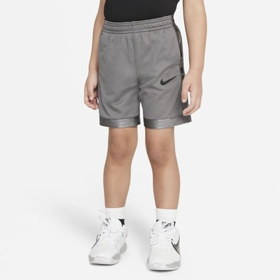 Nike Babies' Dri-fit Elite Toddler Shorts In Smoke Grey