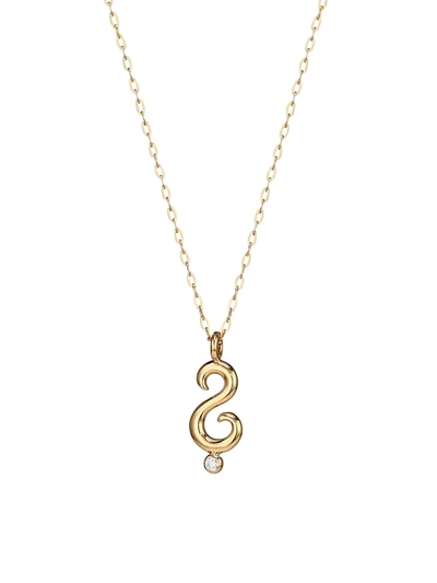 Tamara Comolli Why 18k Yellow Gold & Diamond Pendant Necklace