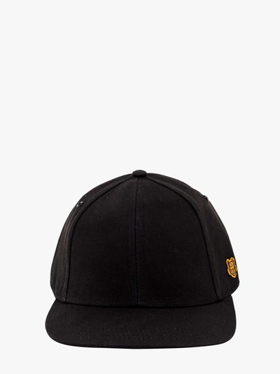 Kenzo Tiger Crest Baseball Hat In Black