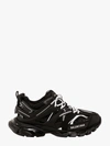 Balenciaga Black & White Track Sneakers In Black