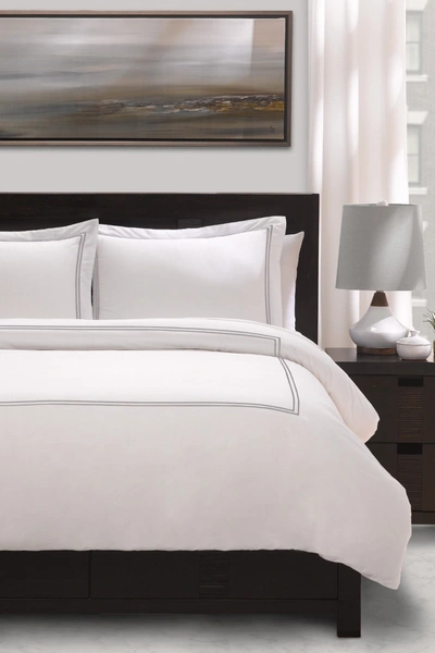 Ella Jayne Stone Cotton Percale 3-piece King/cal King Duvet Set