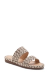 Lucky Brand Decime Braided Slide Sandal In Fossilized Fabric